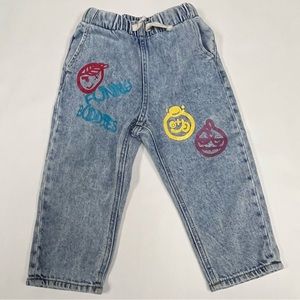 Zara graffiti jeans 18-24 mos
